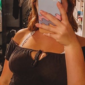 off the shoulder top